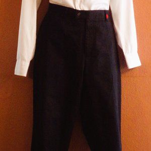 Gorgeous Men's Carolina Herrera Black Casual Chino Flat Pants 38